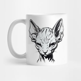 Sphinx cat face Mug